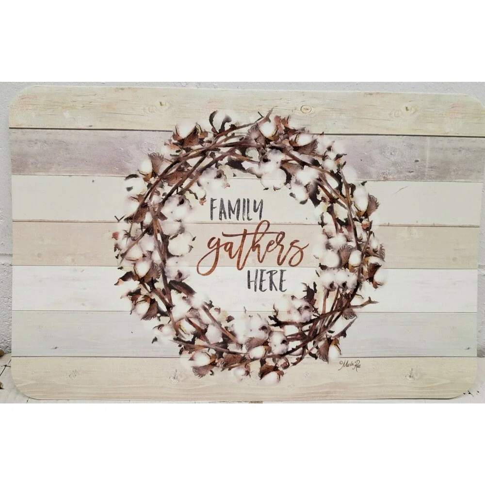 Set of 3 Same Hard Plastic Placemats (11